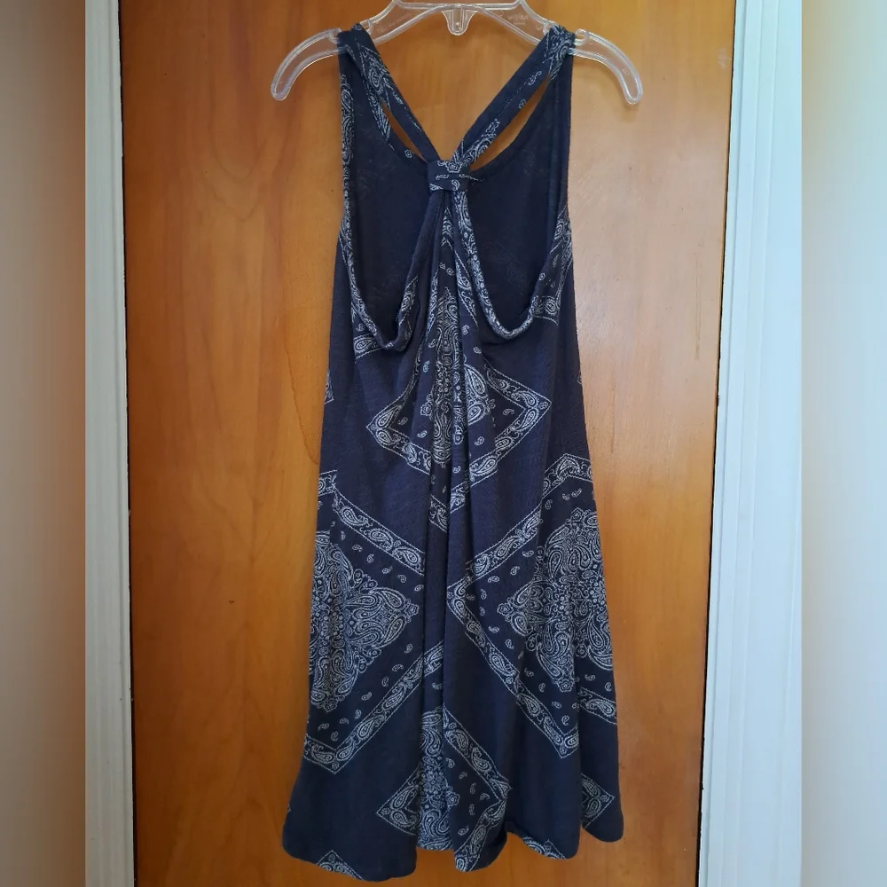 Ralph Lauren blue bandanna dress / casual sundress - Picture 2 of 3